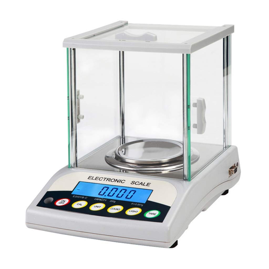 Bilancia Scientifica in Grammi Bilancia Analitica di Precisione Digitale da Laboratorio Bilancia Elettronica di Alta qualità per Gioielli Cucina Laboratorio Bilance per Co,1200g/0.01g