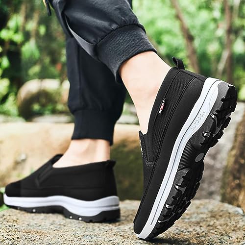 Ideacloth Shoes for Men, Arch Support Orthopedic Slip-on Running Hiking Sneakers Comfortable Hiking Loafers3