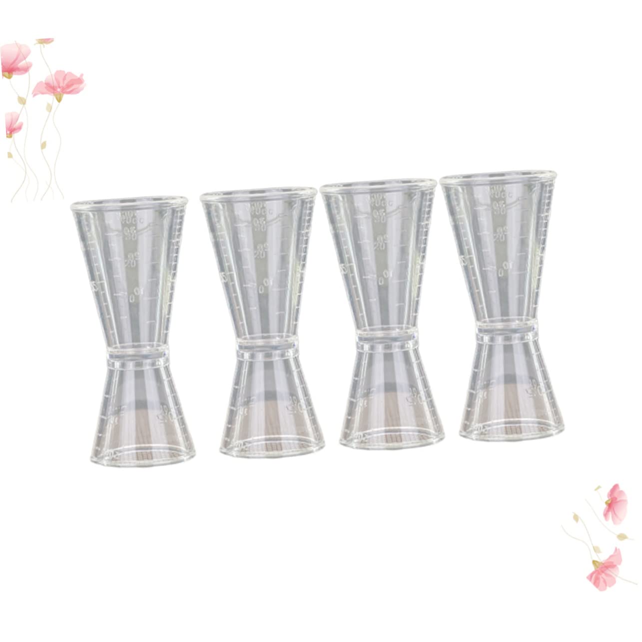 MAGICLULU 12piezas Taza Medidora De Cócteles De Doble Cabeza Medición De Alcohol Onzas Herramienta De Bar Para Fiestas y Hogar