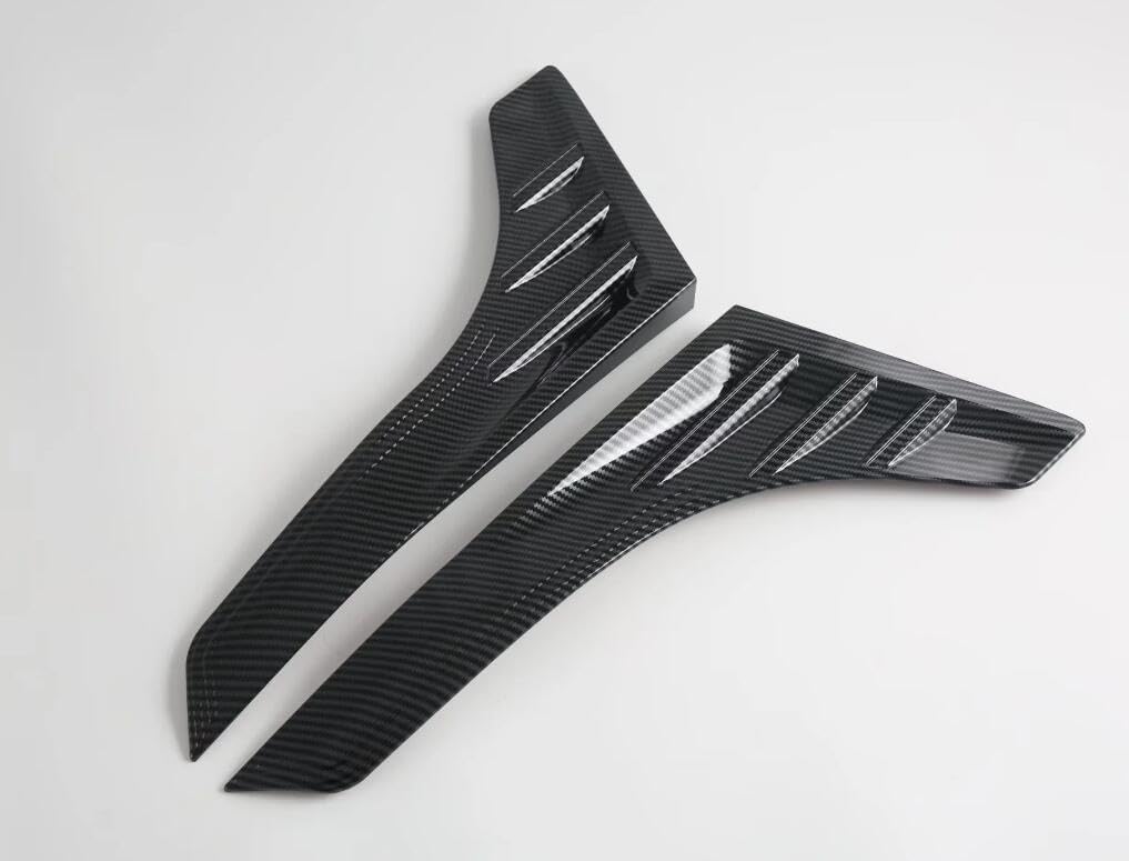 / 2pcs Carbon Fiber Style Car Rear Bumper air Vent Cover Trim Molding Compatible for Mitsubishi Xforce 2024-2026