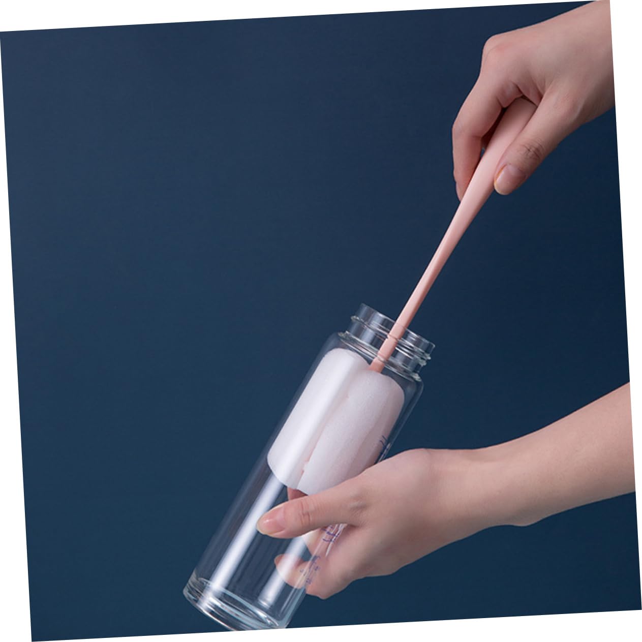VICASKY 8piezas Cepillos De Limpieza para Biberones y Vasos Cepillo De Esponja y Absorbente para Limpieza Efectiva Daños