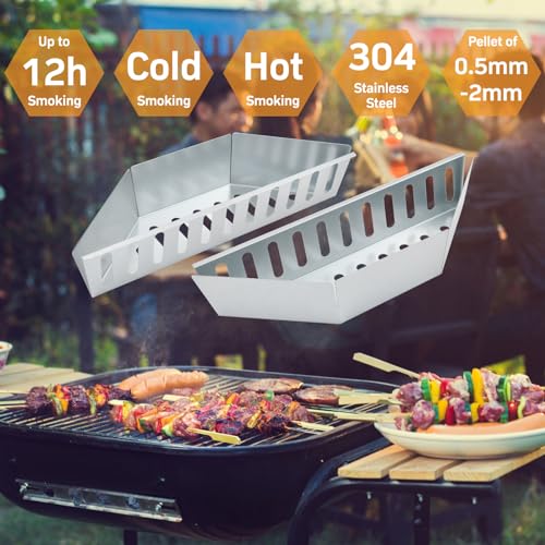 Holzkohlekorb für Weber Grill - BBQ Zubehör für 57 cm Kugelgrills - Kohlekörbe und Kohleschale - kompatibel mit Weber 7403 und One-Touch Holzkohlegrills