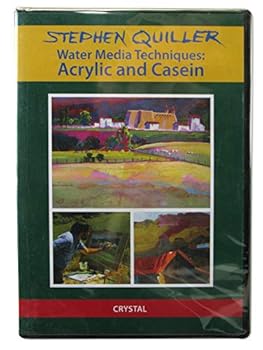 Misc. Crystal Productions CP0158 Water Media Techniques: Acrylic & Casein,Grade Book