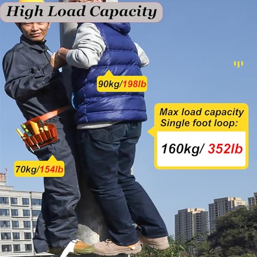 Heavy Duty Tree Climbing Spikes Dla Dorosłych Z Regulowanymi Paskami Do Stóp I Podkładkami Przeciwślizgowymi Secure Grip Electrician Pole Pegs Safe Practice Gear