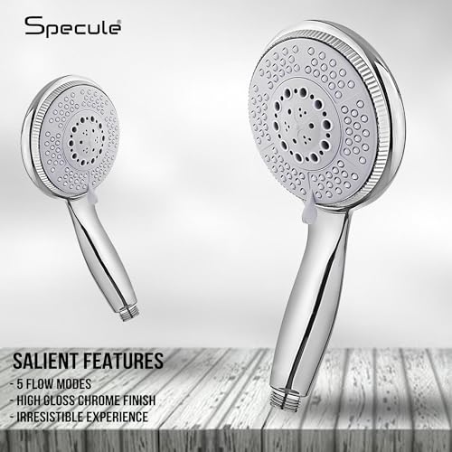 Image of Alive Wall Mixer for Bathroom 3 in 1 | Mixer Tap with Hand Shower, 1.5 Meter Hose & Diverter | Bathroom Shower Set | Wall Mixture | Chrome Finish