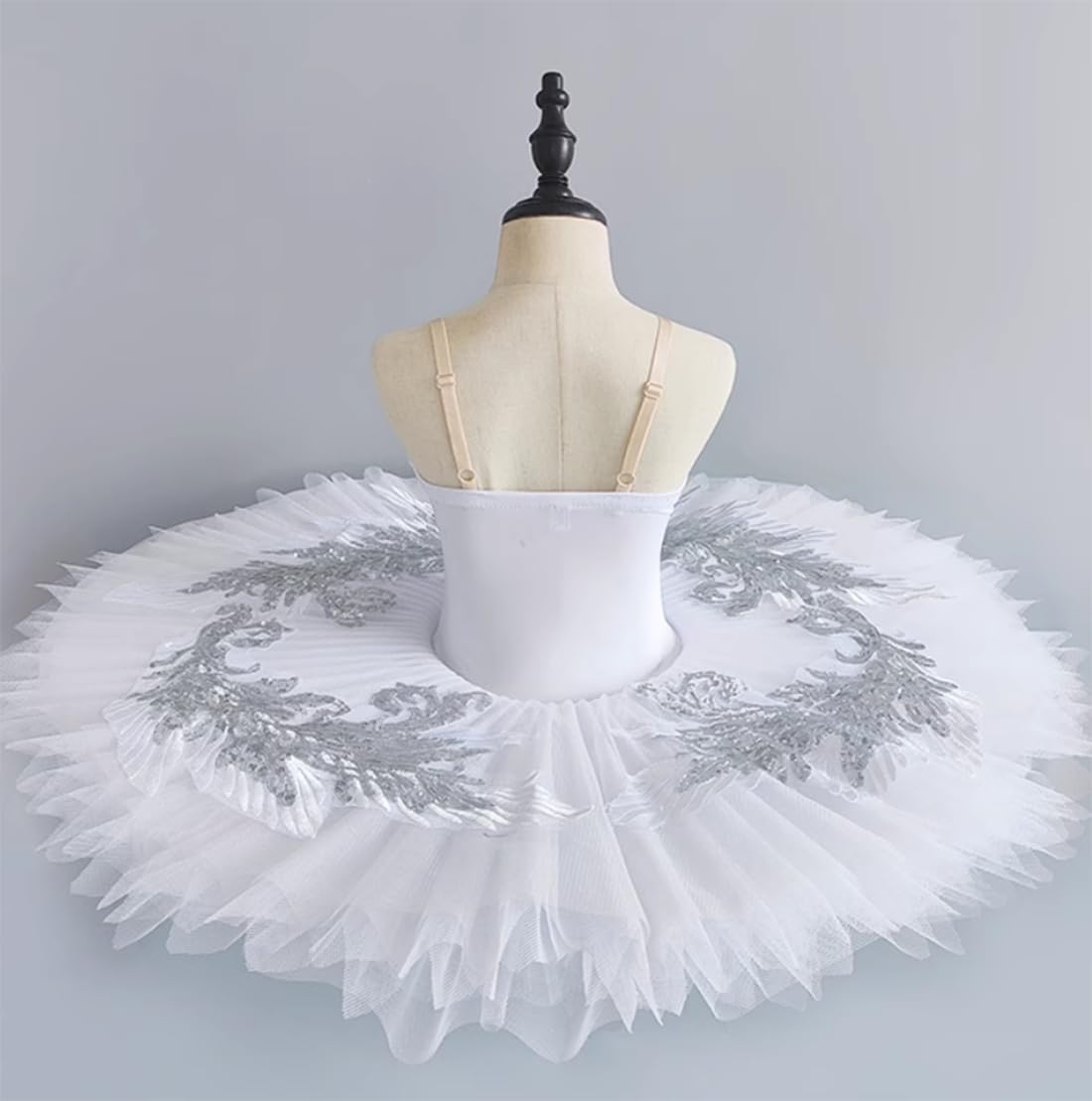 Vestido de Ballet con Tutú Y Lentejuelas para Niña Falda de Leotardo Y Tutú para Fiesta Ropa de Competición Y Práctica de Baile (A4098)