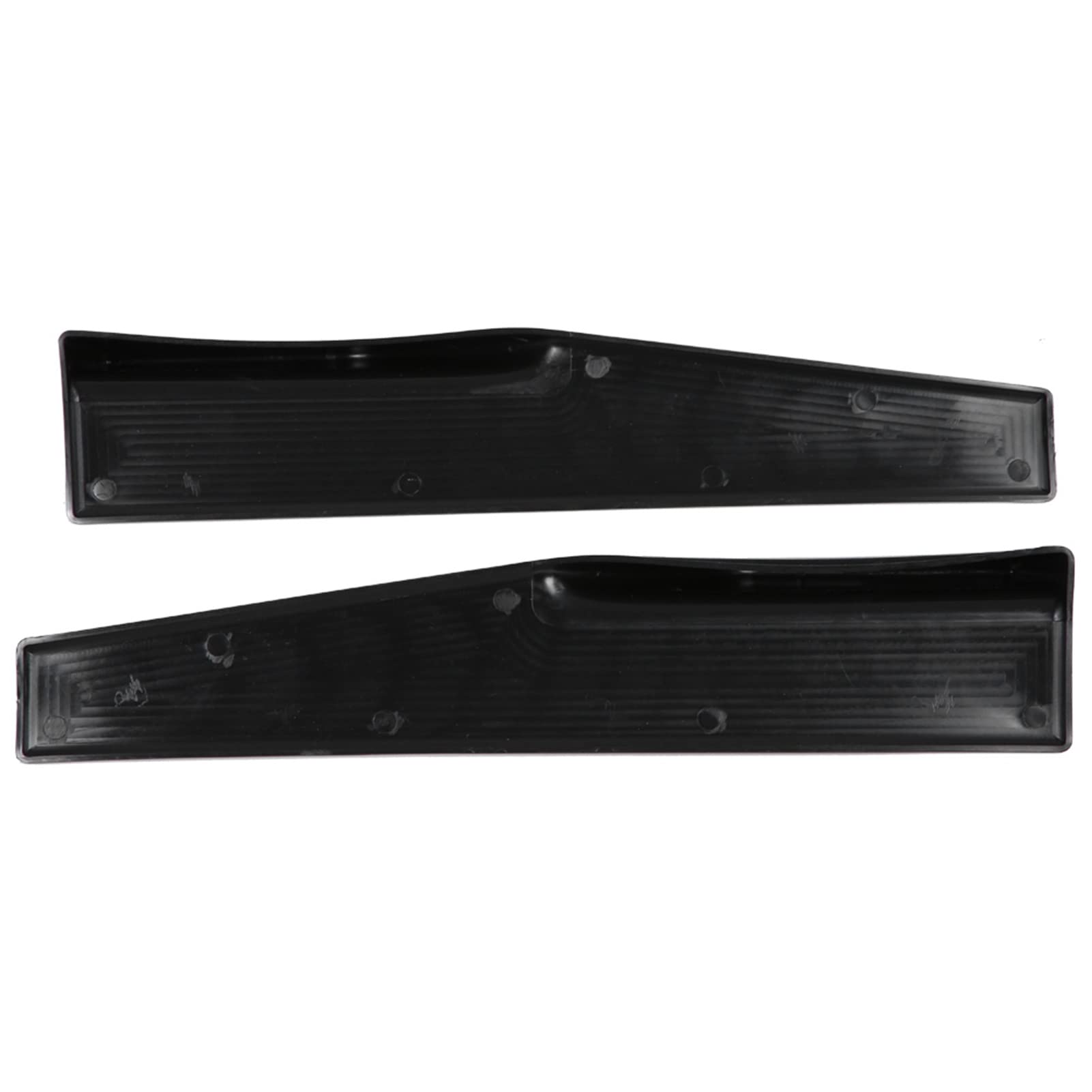 Gorgeri 2pcs minigonne laterali universali, minigonna laterale rocker splitter winglet ali diffusore di canard (nero lucido