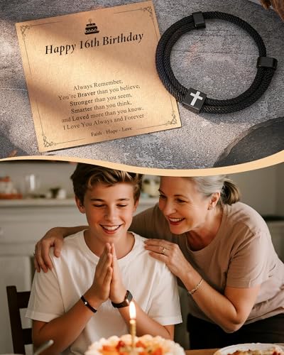 Pulsera de cruz ajustable para niños y adolescentes regalo de comunión Shonyin 5
