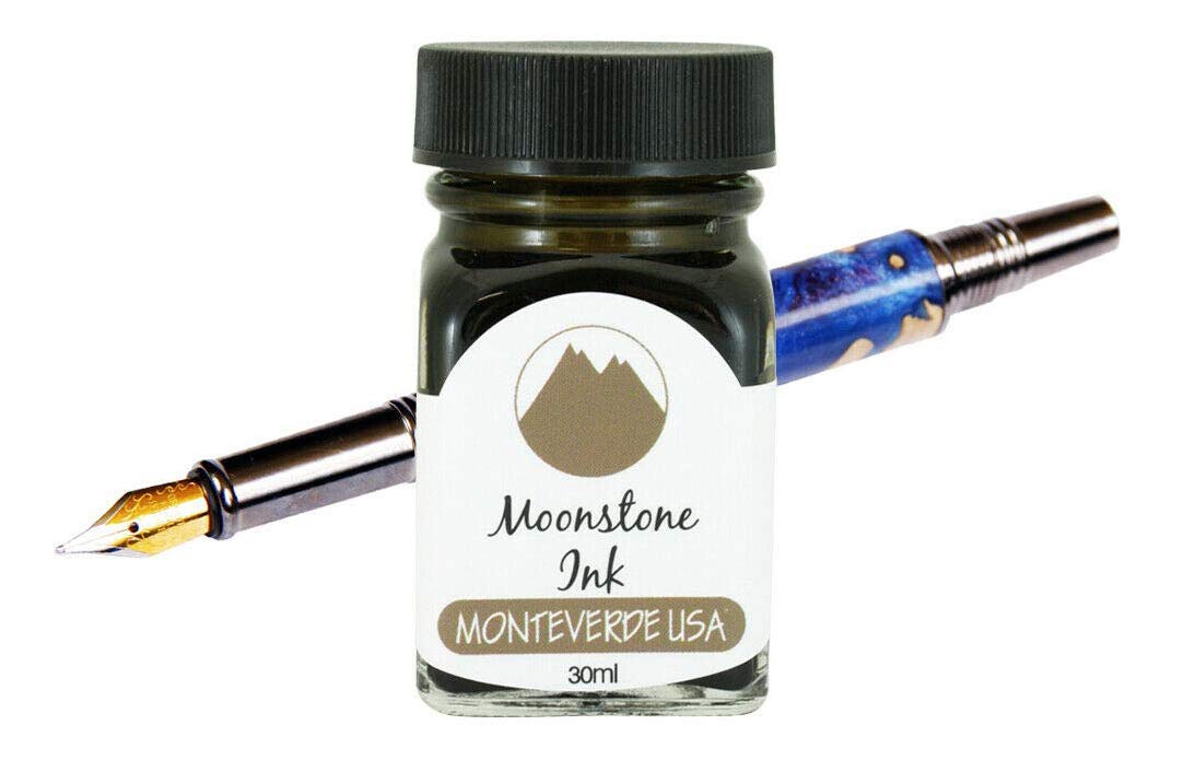 Monteverde G309MS Gemstone Bouteille d'encre 30 ml Moonstone