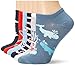 K. Bell Socks Women's 6-Pack No Show Zebra Socks