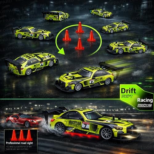 Image of TheLittleOnes 4x4 Rc Drifting Car - Rc Drift Cars High Speed Remote Control Drift Car 2.4GHz Remote Control Drift Stunt Off Road Cars 360 Rotation Toys For Kids & Adults Boys & Girls [HyperDrift NEW]