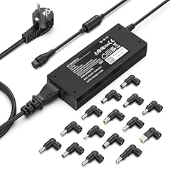 shefor 90W Universale Caricatore PC Portatile Alimentatore Compatibile con HP Lenovo Acer Asus Dell Toshiba Sony Samsung Fujitsu MSI Medion 15V 16V 18V 18.5V 19V 19.5V 20V Con 15 Adattatori
