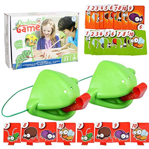 Tic Tac Tongue Catch Bugs Game - Chameleon Sticking Out Tongue, Quick...