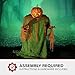 Haunted Hill Farm Motion-Activated Jack O' Lunger by Tekky, Lunging Halloween Animatronic for Indoor or Covered Outdoor Creepy Halloween Decorations, Plug-in or Battery Operated Halloween Prop