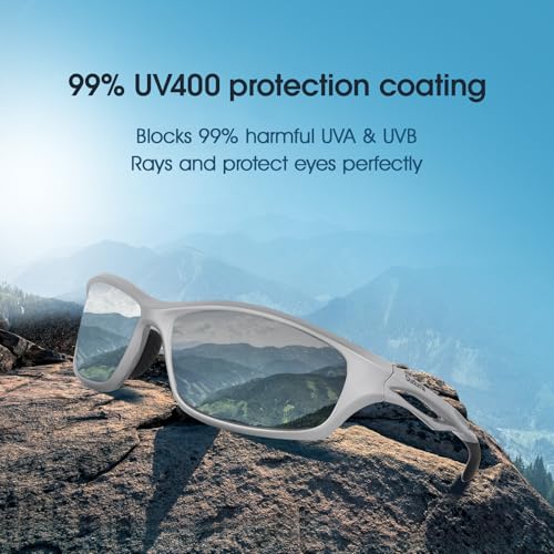 Image of Duduma Polarized Sports Sunglasses for Men Women Running Cycling Fishing Golf Driving Shades Sun Glasses Tr90