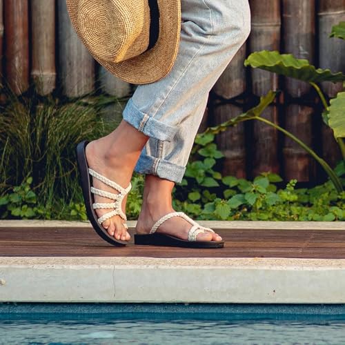 Image of Plaka Relief Flip Flops for Women with Arch Support | Comfy Sandals for Women | Perfect for the Beach, Long Walks or Poolside