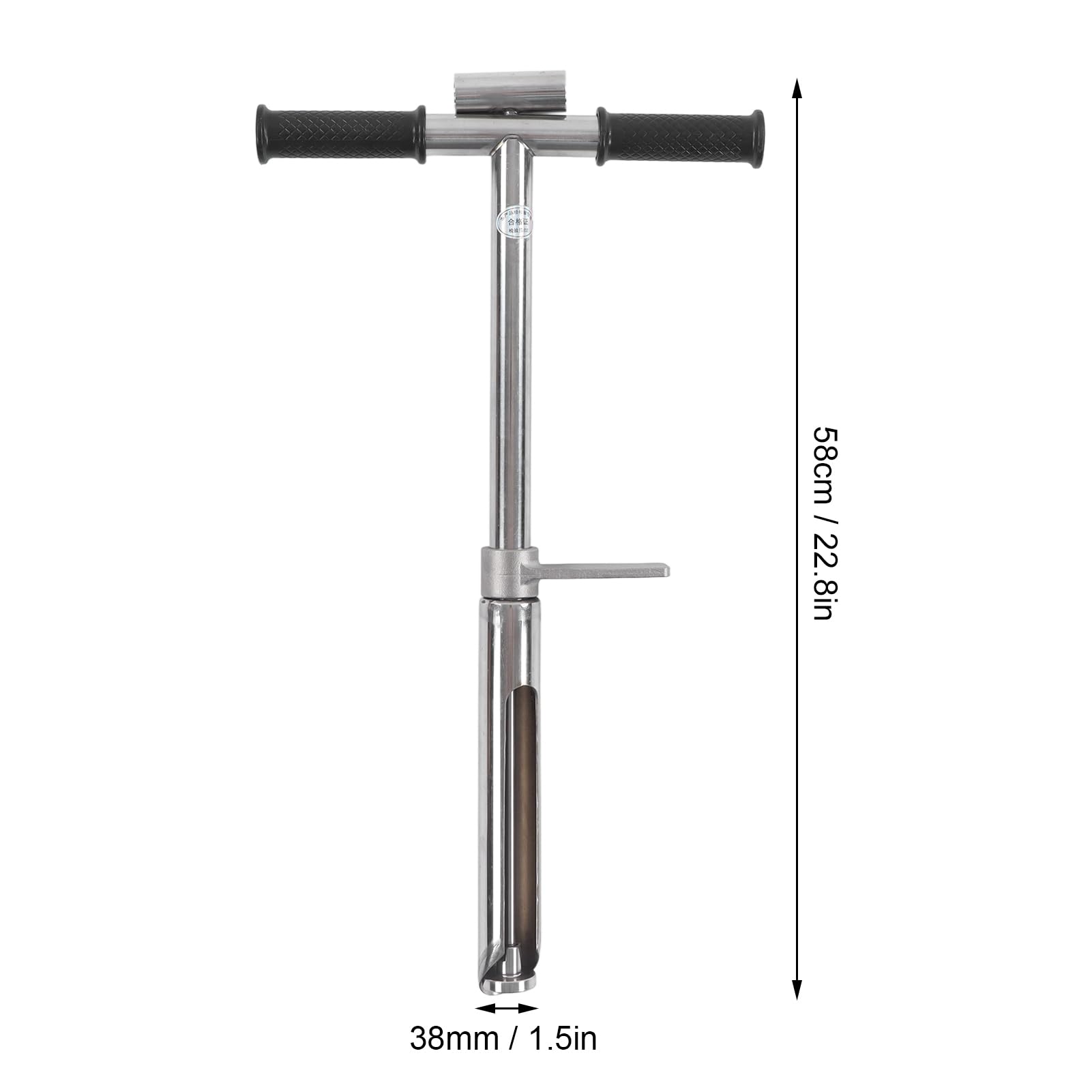 Muestreador de Suelo Sonda Pedal Barrena de Suelo Topadora Muestreo de Suelo Barrena de Suelo Original Pedal de 50 Cm Herramienta Extractor de Suelo Muestreadores de Laboratorio