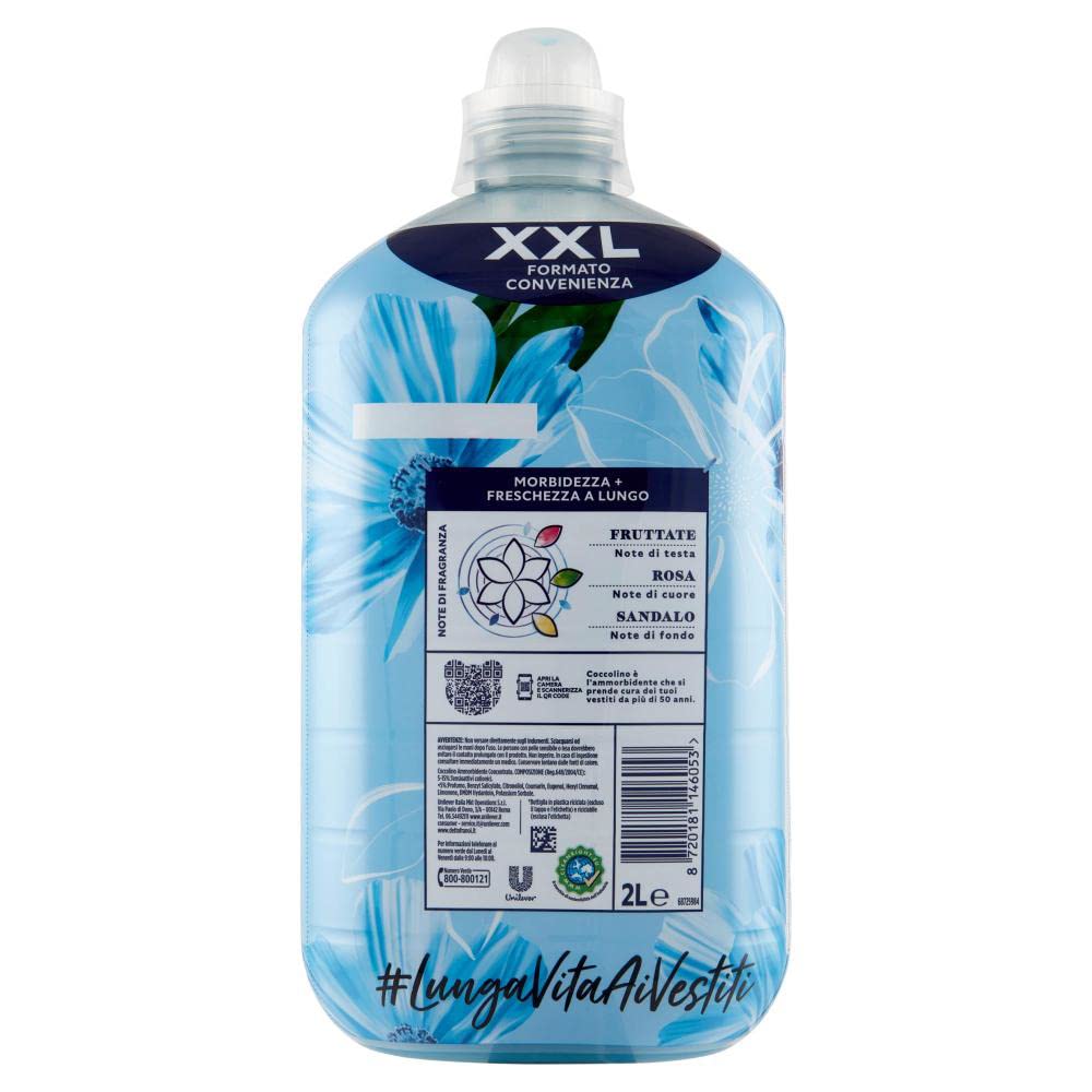 6x Coccolino Ammorbidente Concentrato Aria di Primavera Convenience-Format XXL Konzentrierter Weichspüler Frühlingsluft 80 Wäschen 2Lt