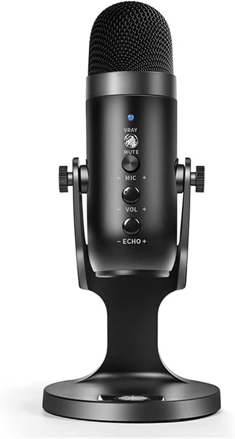 Amazon.co.jp マイク KNOB MU900 USB コンデンサー マイク マイク スタンド付き POP フィルター ゲーム