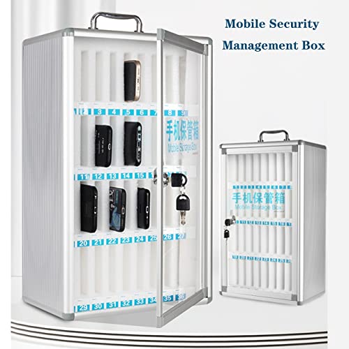 Armadietto per cellulare con cassetta di sicurezza LockSecure, per studenti e laboratori, contiene da 12 a 60 telefoni cellulariIdeale per conferenze ed eventi