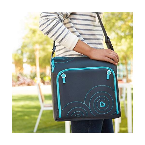 Brica by Munchkin Travel Booster Seat With Underseat Storage And Strap To Convert Into Handy Portable Carry Bag For… – Bild 6