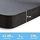 Ohuhu Kniekissen Sitzkissen Mehrzweckkissen ideal für Arbeiten im Garten, Haus und Werkstatt - Premium Knieschoner, Knie-Matte, Sitz Unterlage, 43 x 28 x 4 cm, Schwarz