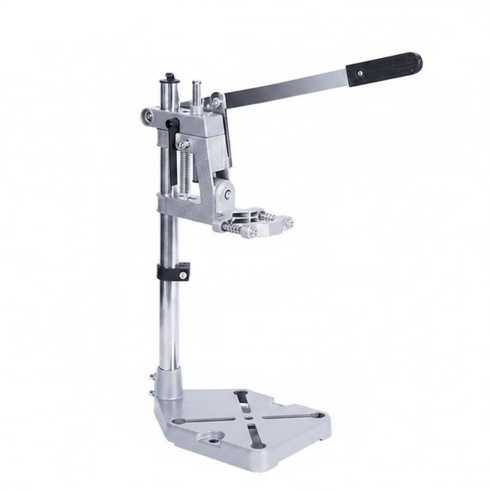 Baoblaze Supporto Trapano Colonna Trapano Trapano, Modello Aggiornato, Grande Calibro, Rotazione A 360°, Base In Lega Di Alluminio