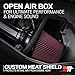 K&N Cold Air Intake System: High-Flow Air Filter, Increase Performance & Acceleration: Compatible with 2011-2023 Chrysler/Dodge: 300, Challenger, Charger, 69-2544TP