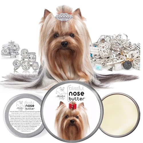 Image of The Blissful Dog Yorkshire Terrier Unscented Nose Butter, 16oz