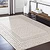Artistic Weavers Melodie Boho Farmhouse Area Rug,5'3" Square,Beige