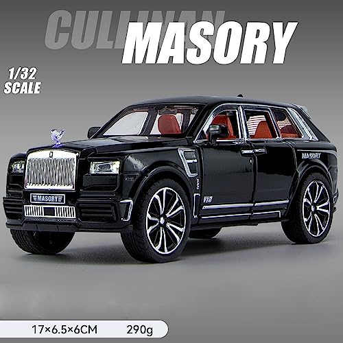 Image of DARVICE Exclusive Alloy Metal Pull Back Die cast Metal Car 1:32 Cullinan Diecast Pullback Toy car with Openable Doors & Light, Music Toys for Kids
