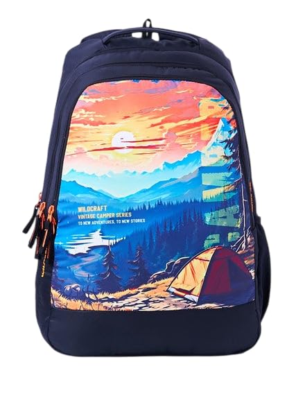 Image of Wildcraft Stylish Polyester Unisex Backpack | Atlas 40 Durable & Lightweight backpack for Men & Women | Backpack for Office, Gym, Travel - 40 Litre,