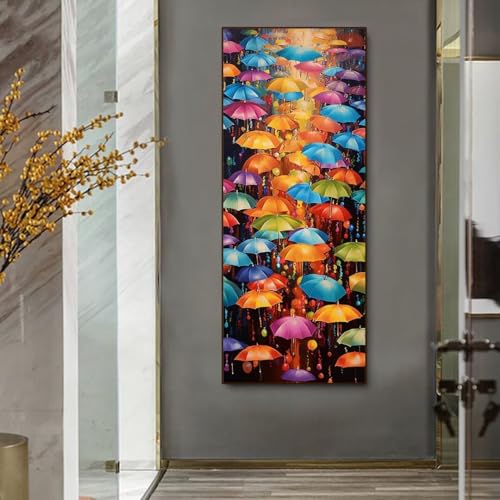 Art du parapluie 5D peinture diamant d'exception en strass brillants kit complet 60x180