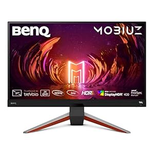 BenQ MOBIUZ EX2710Q Gaming Monitor (27 inch, IPS, 1440P, 165 Hz 1ms HDR 400, FreeSync Premium, 144 Hz compatible)