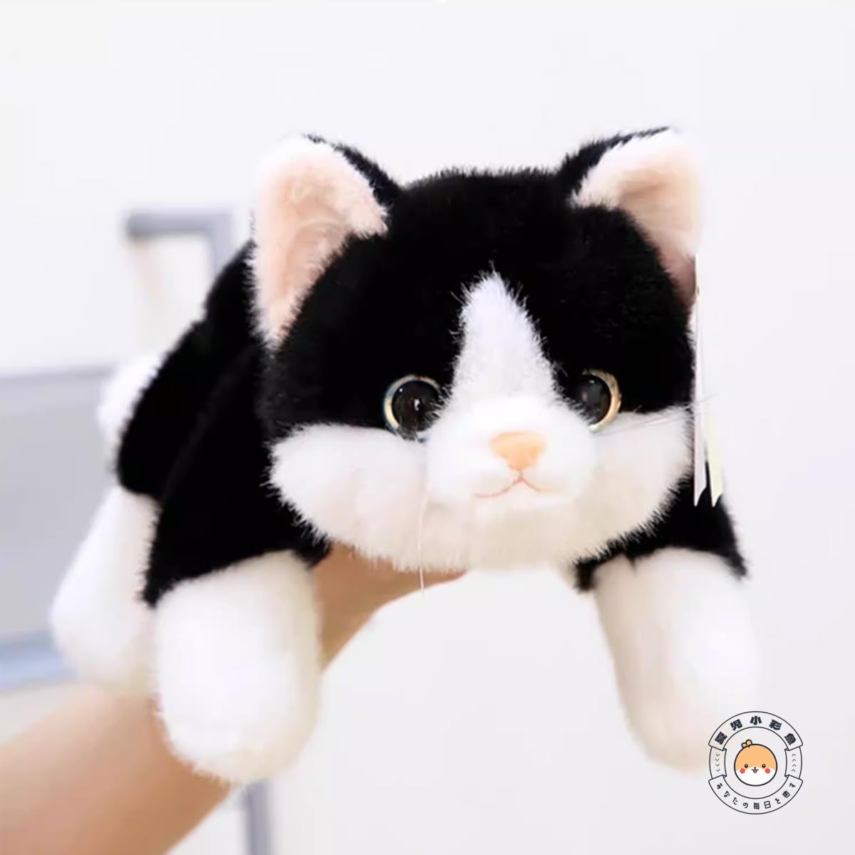 Amazon.co.jp: 猫 ぬいぐるみ リアル 大きい 動物 ふわふわ ハチワレ