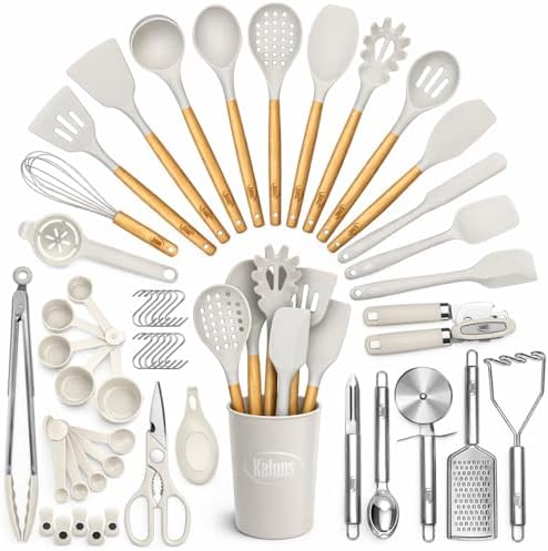 Kaluns 50 PCS Silicone Kitchen Utensils ...
