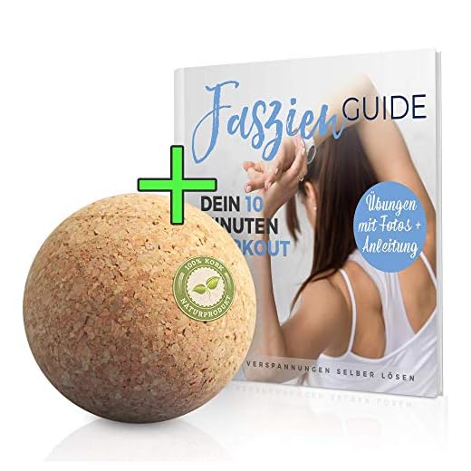 Juego de bolas de fascia de 7 cm con manual de instrucciones del libro de fascia y bolsa de almacenamiento (bola de fascia de gatillo para zonas de puntos de activación) Fascitis plantar