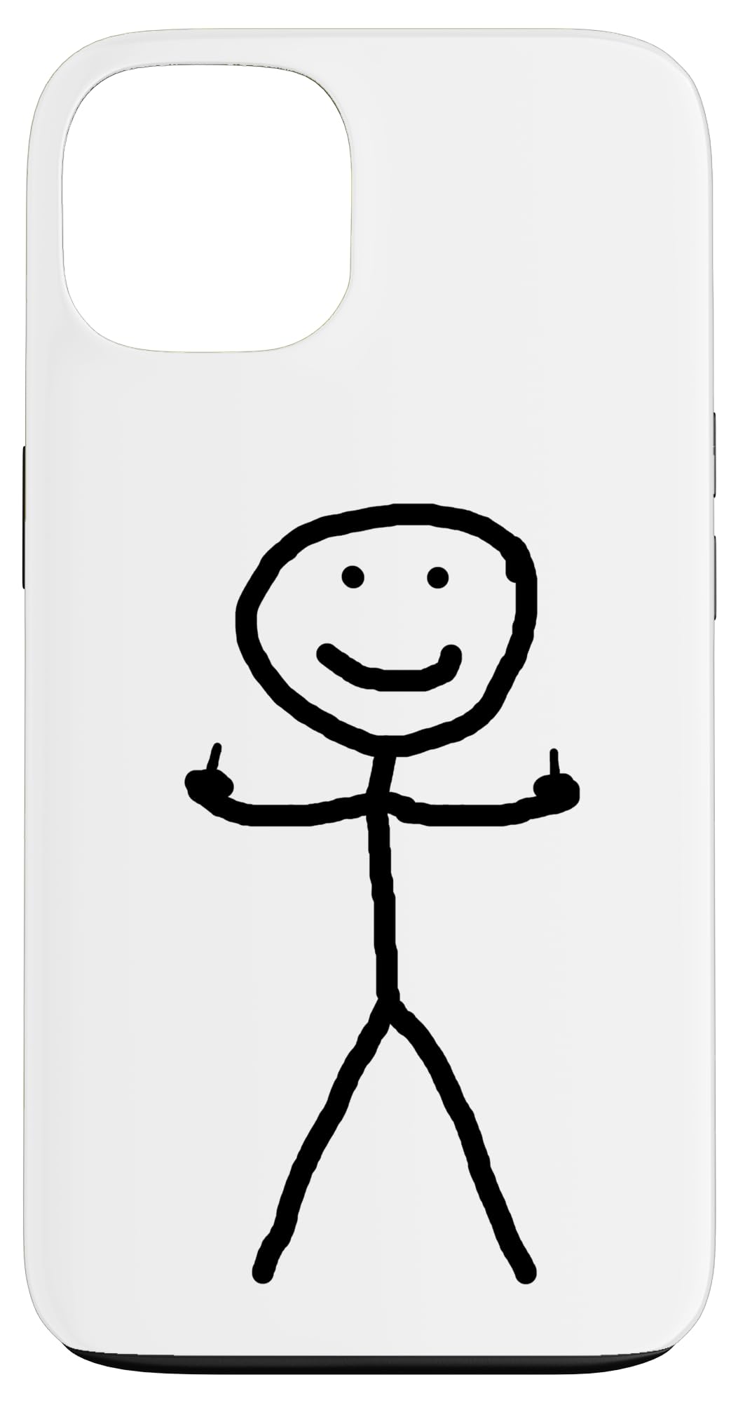 Amazon.co.jp: スティックフィギュア 中指2本付き おもしろいイライラ