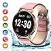 Produktbild Bluetooth Smartwatch Damen Fitness Tracker Uhr mit Pulsuhr Wasserdicht IP68 Schwimmen Blutdruckmessung Schlafmonitor Armband für Android iOS