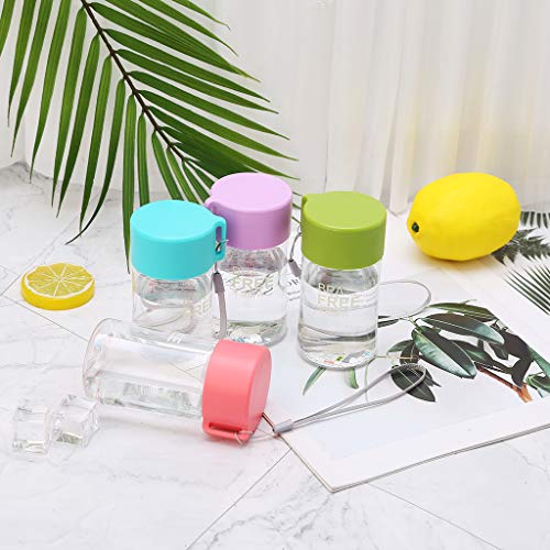 SUSHUN 150 ml plastic waterfles mini schattige waterfles voor kinderen kinderen draagbare lekvrije kleine waterfles… - Image 4