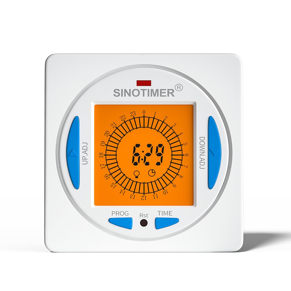 85-265 Vac Super HD LCD Rétroéclairage 24 heures Minuterie numérique Intervalle de 15 minutes avec 96 ON/Off tous les jours, fonction DST, panneau monté avec boîtier