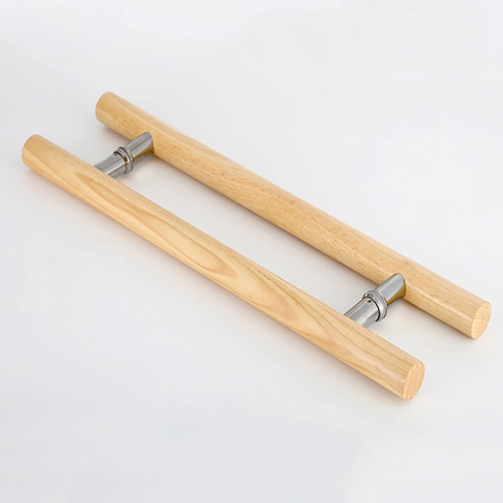 MXXQRHF Double-Sided Wooden Entry Door Pull Handle - 80x50cm Barn Door Handle for Wood, Steel, Aluminum & Glass - Durable Push/Pull Door Hardware