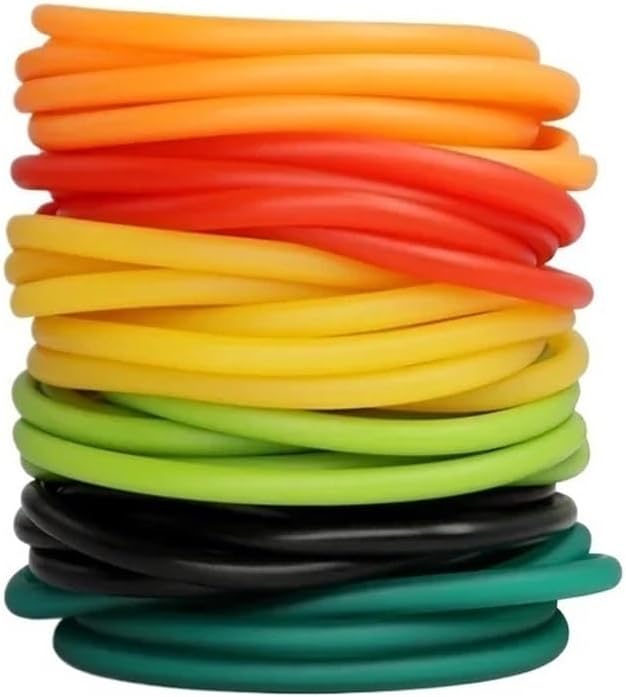 1pc Durable Soft Latex Rubber Tubing - Circular Head Hollow Tube for Furniture and Industrial Use(Orange,5mx5mmx7mm)
