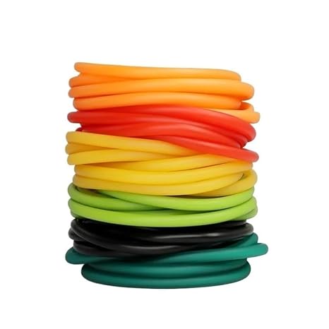 Durable Soft Latex Rubber Tubes - Circular Head Hollow Tubing for Furniture and Industrial Use(Dark Green,1mx2mmx4mm)