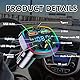 Bluetooth Adapter Auto Freisprecheinrichtung, Bluetooth FM Transmitter Auto, 2 USB + Typ C Ports, Zigarettenanzünder mit Dual Mikrofon, MP3 Schnelles Autoladegerät, Unterstützt SD-Karte USB-Sticks