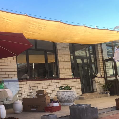 Voile d'ombrage rétractable contre la chaleur sur la terrasse - 8