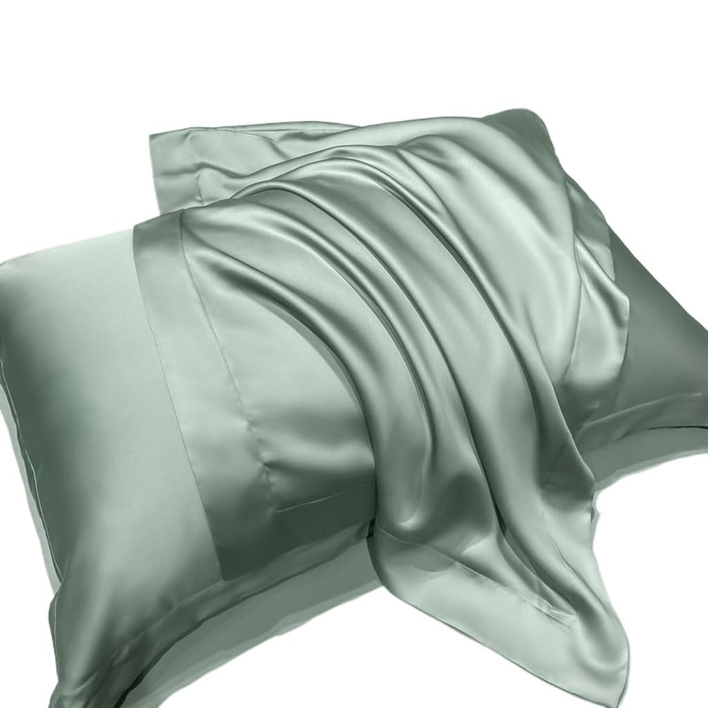 Oreiller d'été frais en soie glacée argento pour lit de chambre adulte 48x74cm
