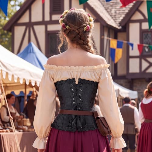 Image of frawirshau Women's Overbust Costume Corset Renaissance Victorian