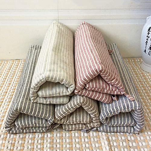 Coussin de chaise contre l'assise rigide : lot de 4 MSM matelassés doux café - 7
