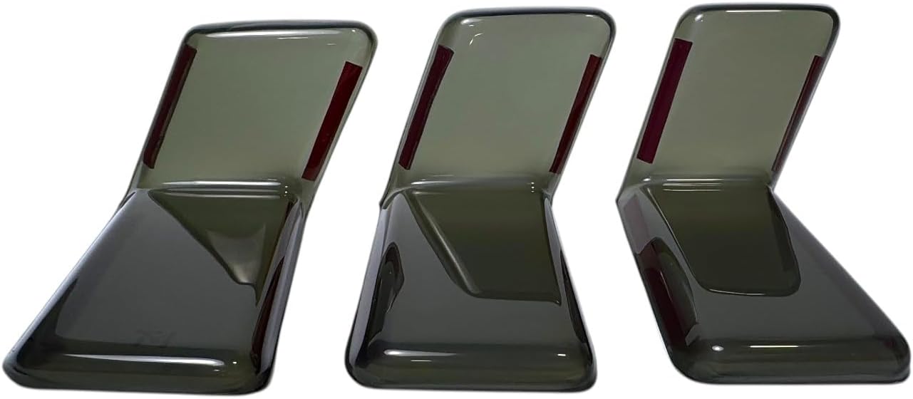 TML Smoked Acrylic Light Covers for 2024+ Ford Mustang (6-Piece Taillight Covers)